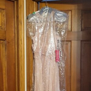 Stylish Pink Sleeveless Dress